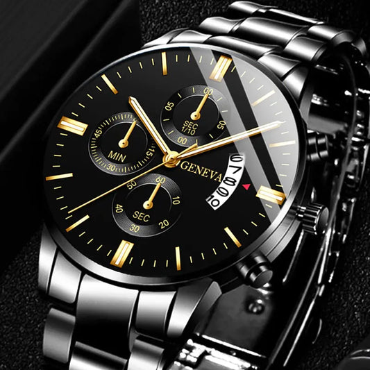 Geneva/McyKcy Stainless Steel Watches