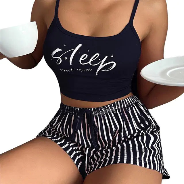 Printed Pajama Set