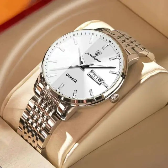 Sleek Stainless Steel Watch