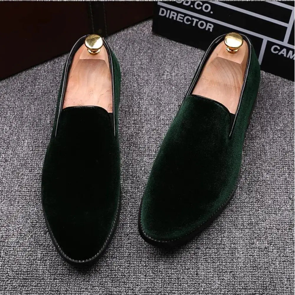 Suede Loafers