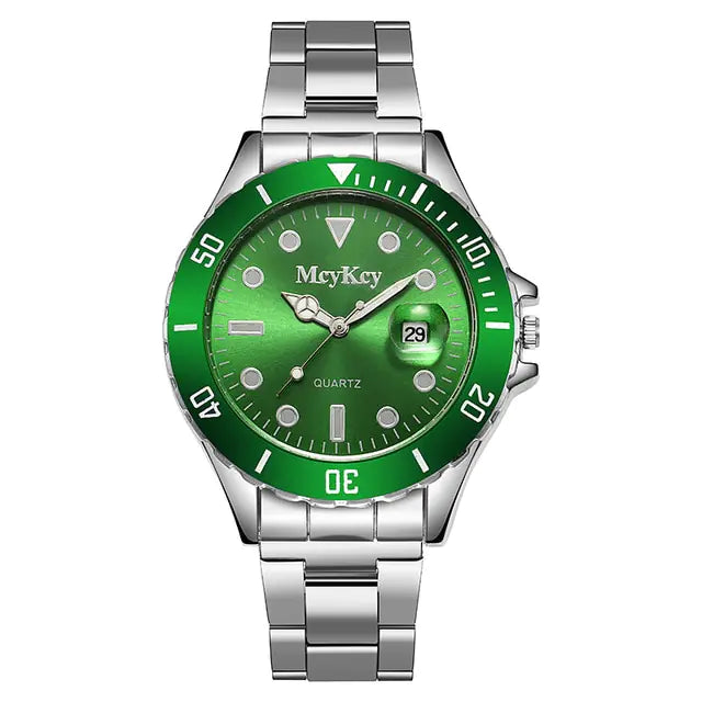 Geneva/McyKcy Stainless Steel Watches