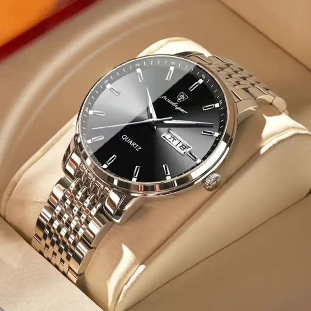 Sleek Stainless Steel Watch