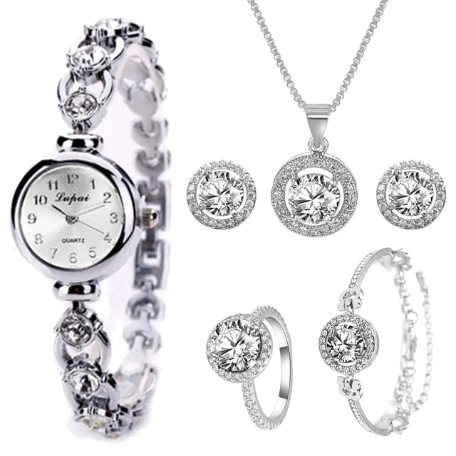 Rose Gold Wristwatch Set
