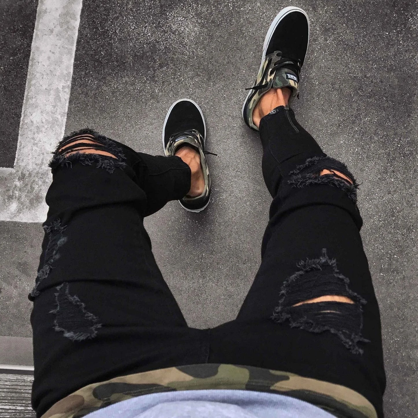 Black Stretch Skinny Jeans