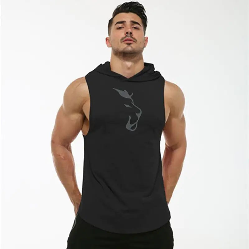 Hooded & Sleeveless Tank