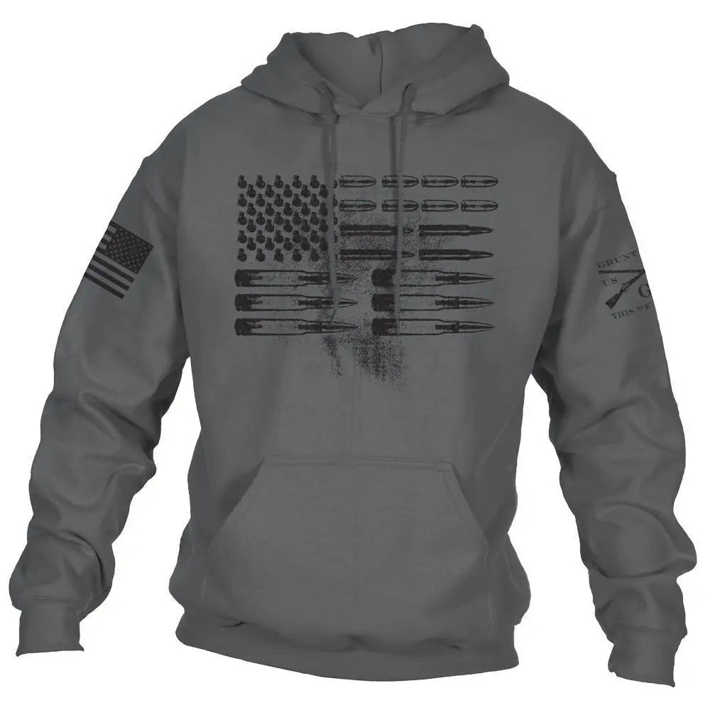 American Flag w/ Bullets Sweatshirt