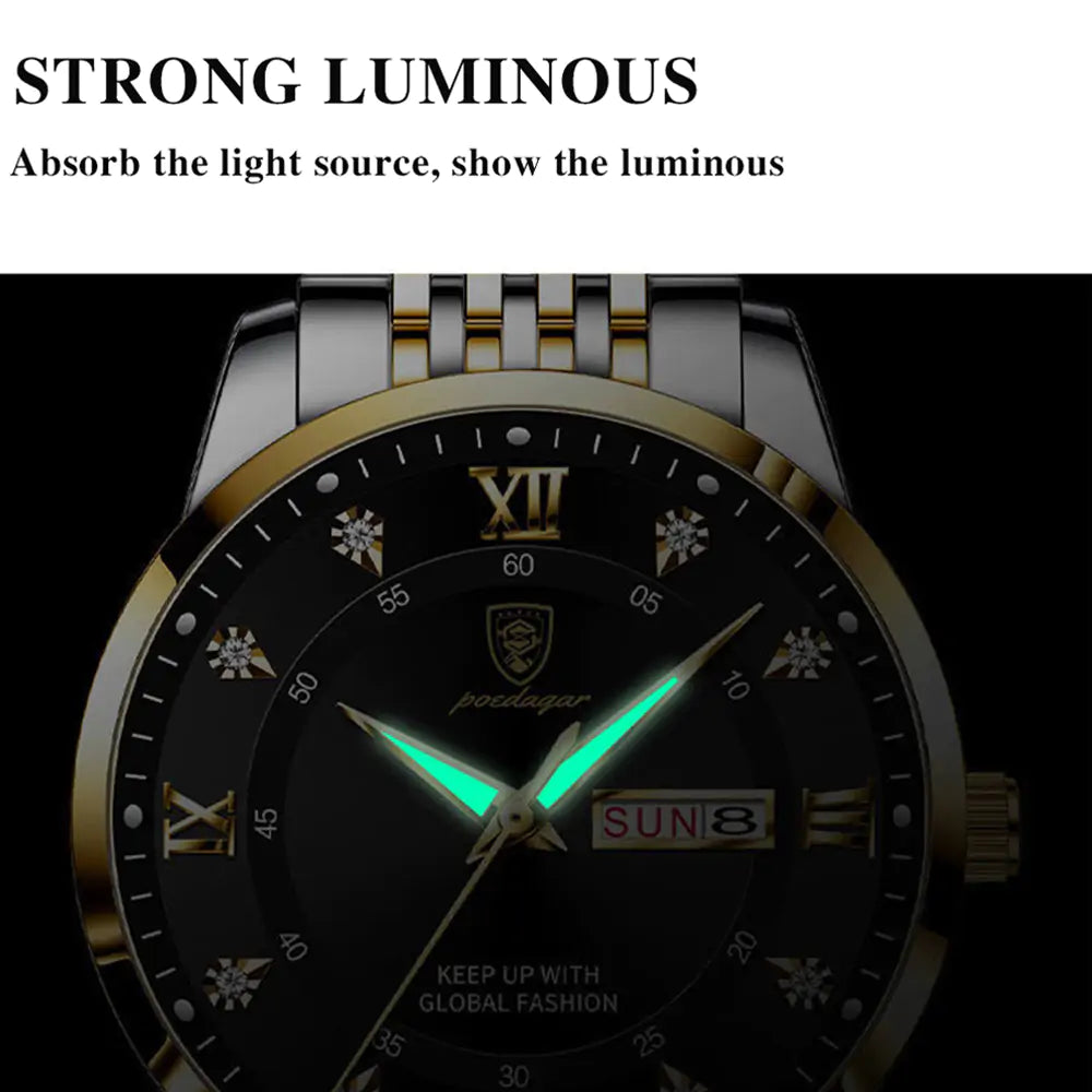 Sleek Stainless Steel Watch
