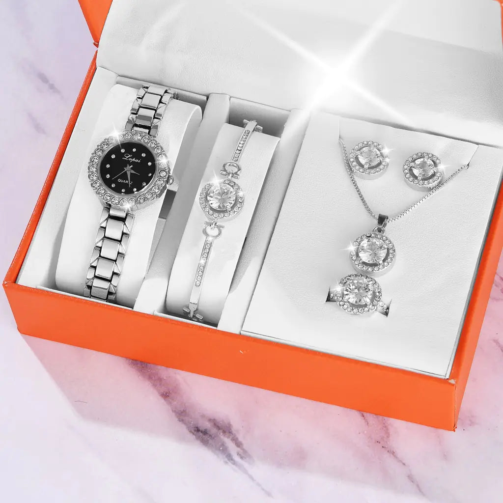 Rose Gold Wristwatch Set