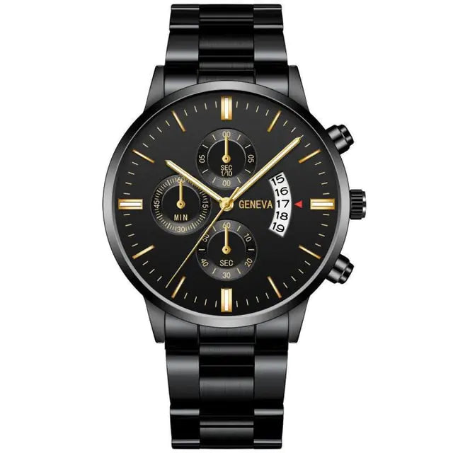 Geneva/McyKcy Stainless Steel Watches