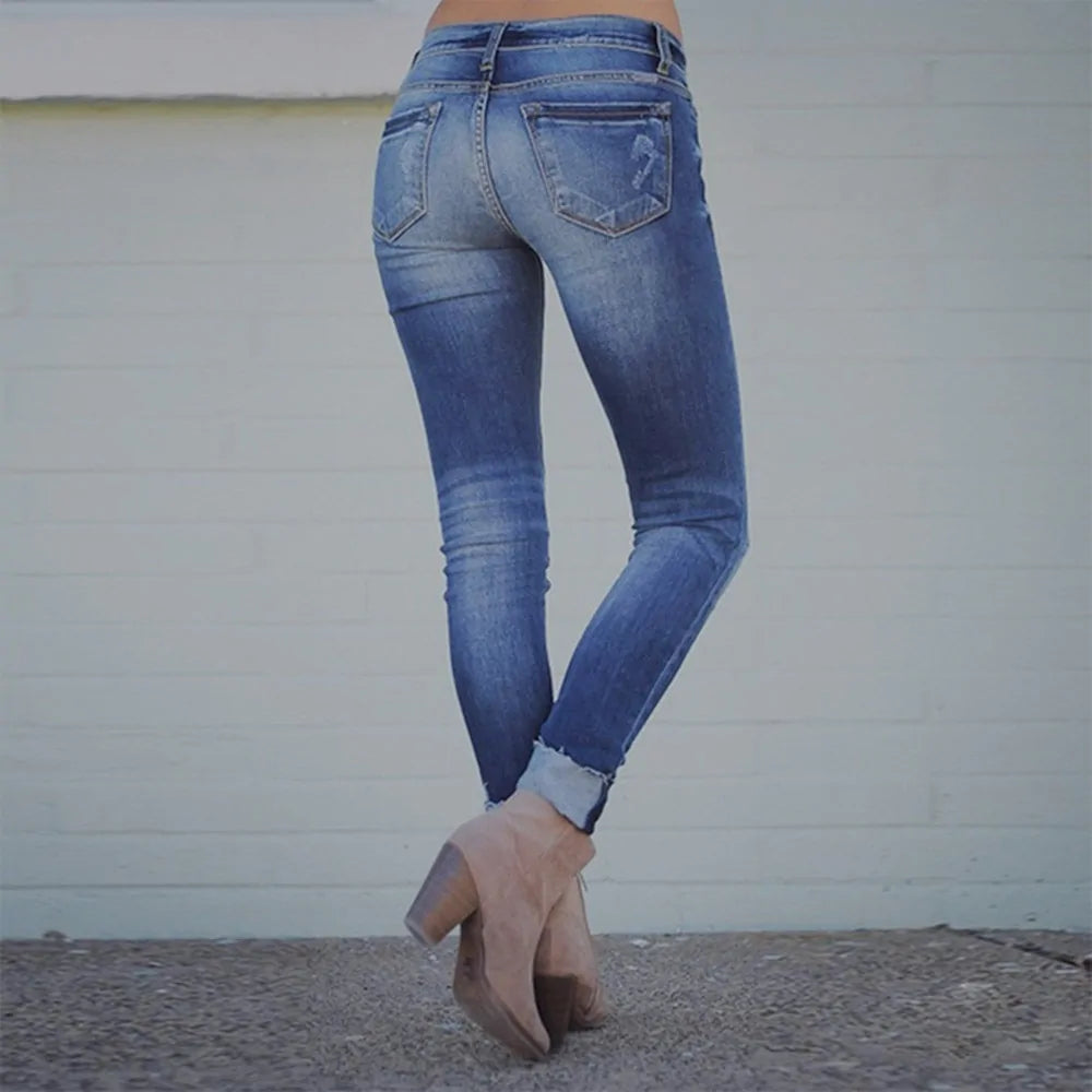 Loose Cropped Jeans