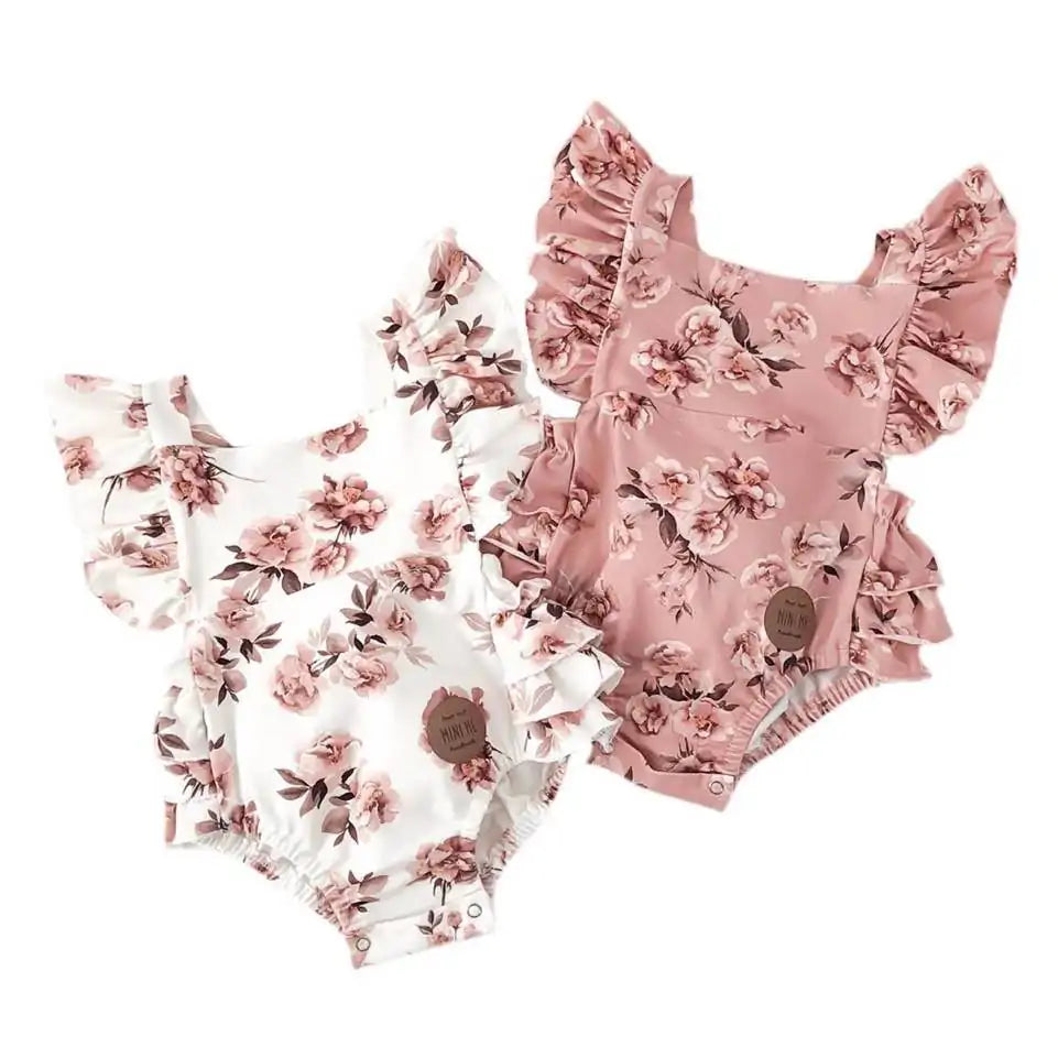 Floral Jumpsuit & Headband