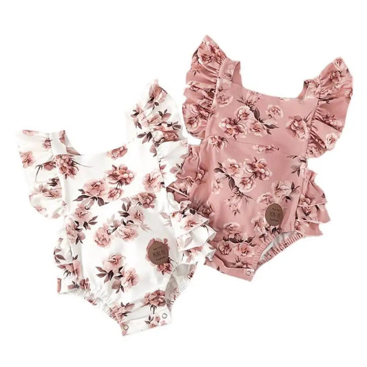 Floral Jumpsuit & Headband
