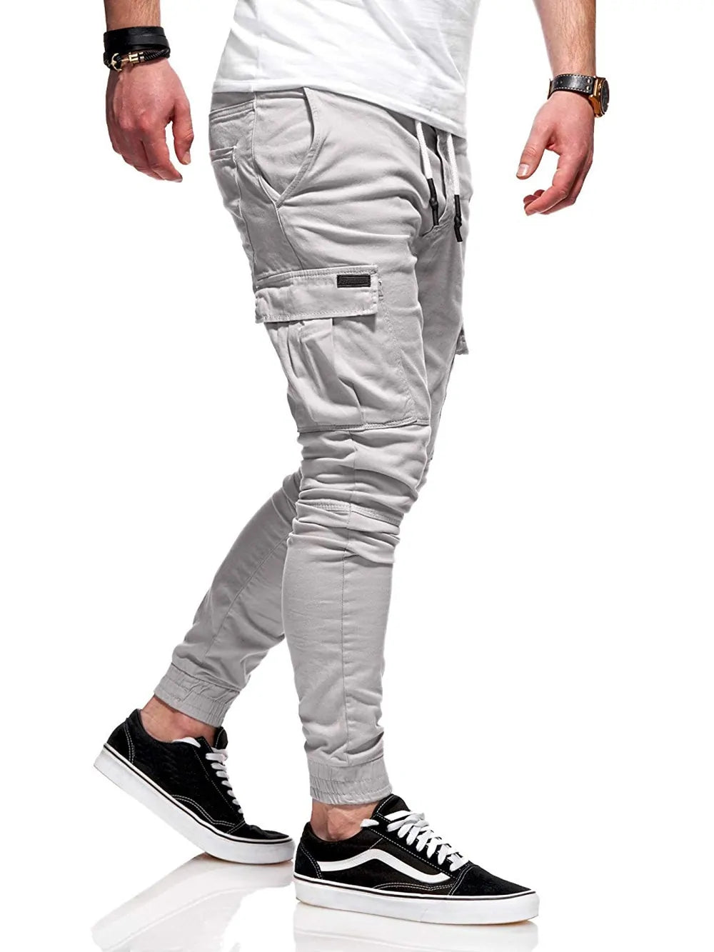 Multi-Pocket Cargo Joggers