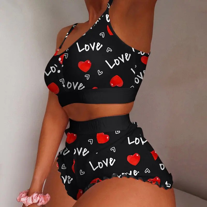 Printed Pajama Set