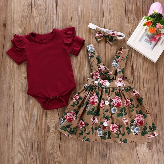Floral Romper Set