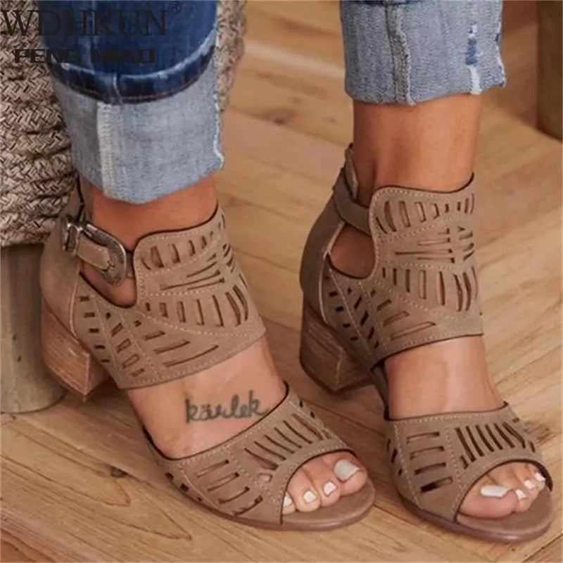 Hollow Out Sandals
